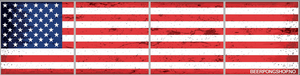 Beer Pong Bord - Amerikansk Flagg