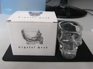 Crystal skull shotteglass (2 stk)
