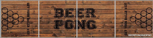 Beer Pong Bord - Vintage Wood